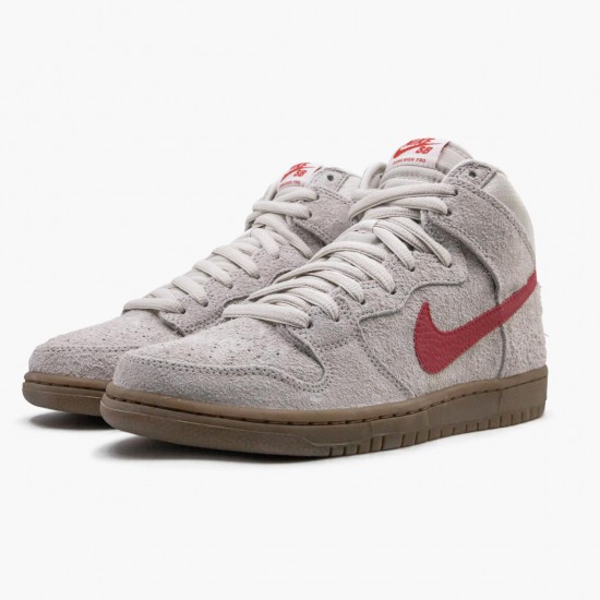 Nike Dunk High Pro SB Birch Hyper Rød 305050 206 Dame/Herre