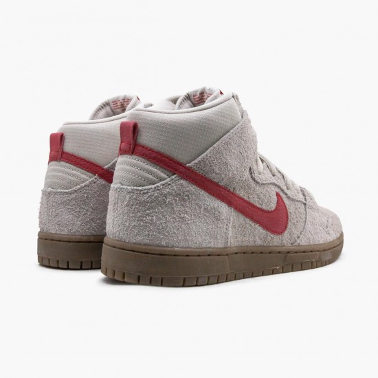 Nike Dunk High Pro SB Birch Hyper Rød 305050 206 Dame/Herre