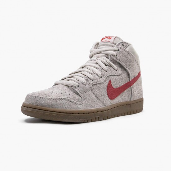 Nike Dunk High Pro SB Birch Hyper Rød 305050 206 Dame/Herre