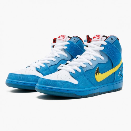 Nike Dunk SB High Familia Blå Ox 313171 471 Herre