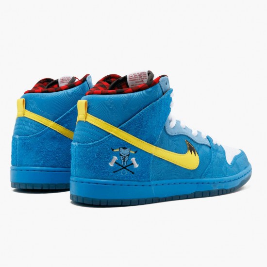 Nike Dunk SB High Familia Blå Ox 313171 471 Herre