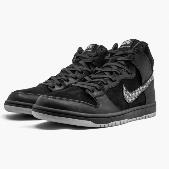 Nike SB Dunk High Sort Bar AH9613 002 Dame/Herre