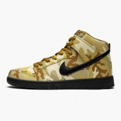 Nike SB Dunk High Pro Desert Camo BQ6826 200 Dame/Herre