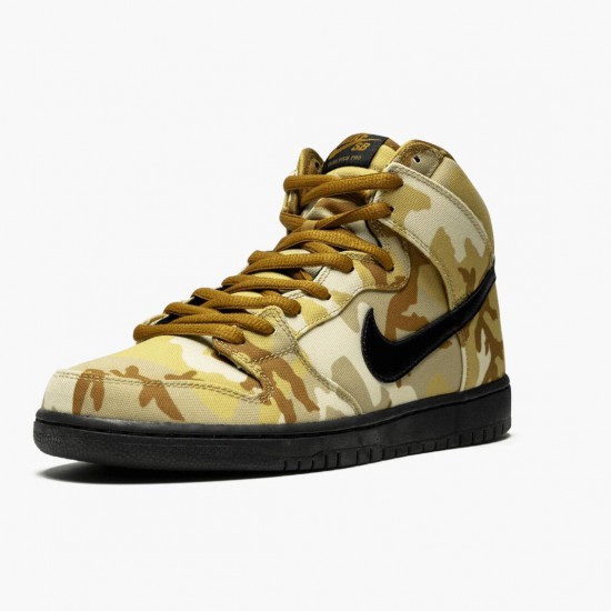 Nike SB Dunk High Pro Desert Camo BQ6826 200 Dame/Herre