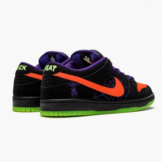 Nike SB Dunk Low Night of Mischief Halloween BQ6817 006 Dame/Herre