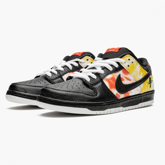 Nike SB Dunk Low Raygun Tie Dye Sort BQ6832 001 Dame/Herre