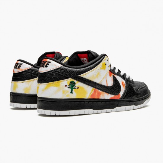 Nike SB Dunk Low Raygun Tie Dye Sort BQ6832 001 Dame/Herre