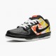 Nike SB Dunk Low Raygun Tie Dye Sort BQ6832 001 Dame/Herre