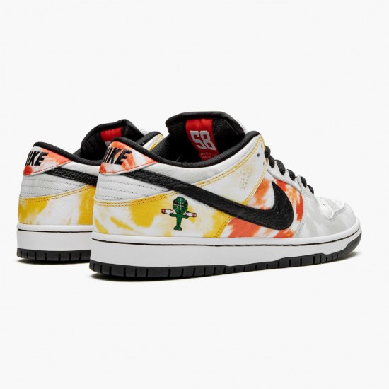 Nike SB Dunk Low Raygun Tie Dye Hvid BQ6832 101 Dame/Herre