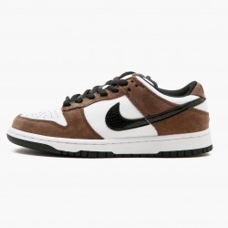 Nike SB Dunk Low Hvid Sort Trail End Brown 304292 102 Herre