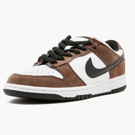 Nike SB Dunk Low Hvid Sort Trail End Brown 304292 102 Herre