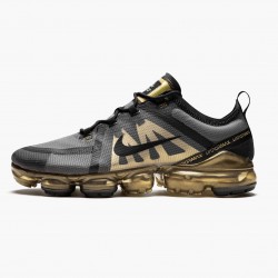 Nike Air VaporMax 2019 Sort Metallic Guld AR6631 002 Dame/Herre 