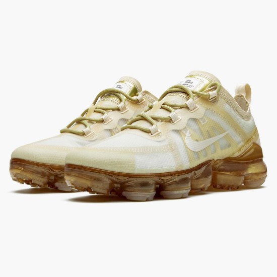 Nike Air VaporMax 2019 Cream Light Bone AR6632 101 Dame