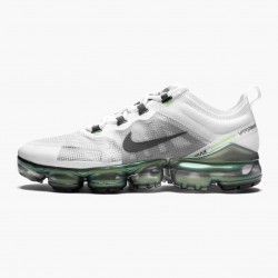 Nike Air VaporMax 2019 Premium Hvid Platin Tint Lime Blast AT6810 100 Dame/Herre 