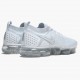 Nike Air VaporMax Flyknit 2 Hvid Vast Grå 942842 105 Dame/Herre