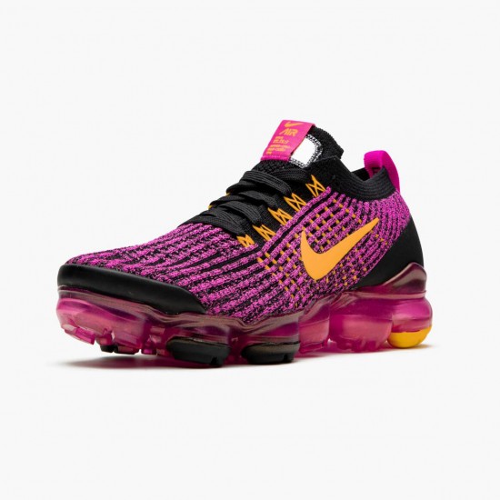 Nike Air VaporMax Flyknit 3 Laser Fuchsia Laser Orange 910 600 Dame