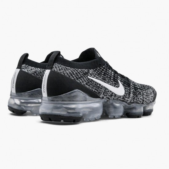 Nike Air VaporMax Flyknit 3 Oreo 910 001 Dame/Herre