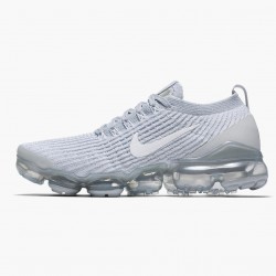 Nike Air VaporMax Flyknit 3 Pure Platin 910 100 Dame/Herre 