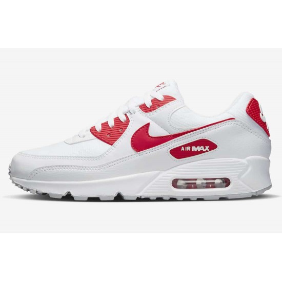 Nike Air Max 90 Hvid Rød dx8966-100