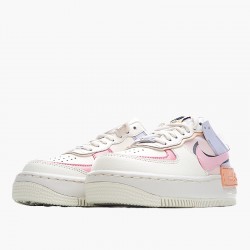 Dame Nike Air Force 1 Shadow Sail "Lyserød Glaze" CI0919-111