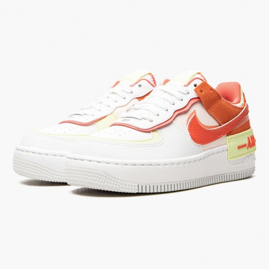 Dame Nike Air Force 1 Shadow Hvid Magic Ember CI0919-110