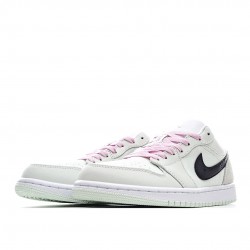 Nike Air Jordan 1 Low Barely Grøn CZ0776-300 Dame/Herre