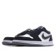 Nike Air Jordan 1 Low Sort Hvid Wolf Grå Infrared 23 553558-029 Dame/Herre