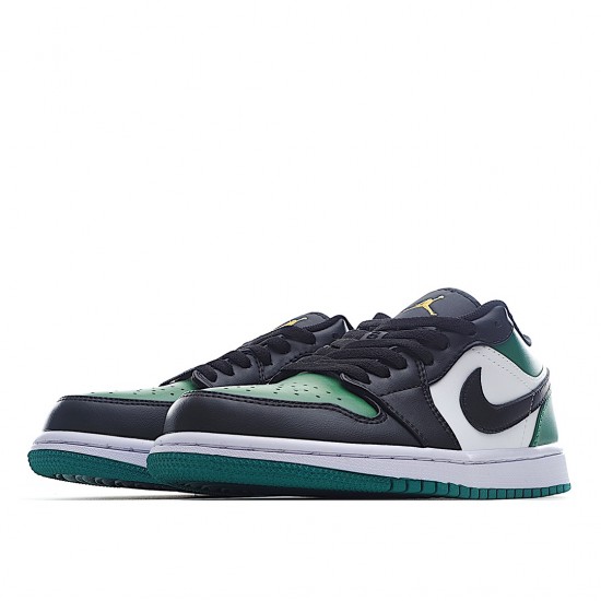 Nike Air Jordan 1 Low Grøn Toe 553558-371 Dame/Herre