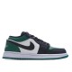 Nike Air Jordan 1 Low Grøn Toe 553558-371 Dame/Herre