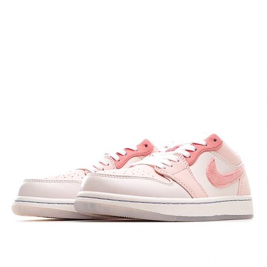 Nike Air Jordan 1 Low Lyserød Beige DC0774-105 Dame/Herre