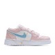 Nike Air Jordan 1 Low Hvid Lyserød 553560-130 Dame