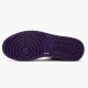 Nike Air Jordan 1 Low Court Purple Dame/Herre 553558 125 Hvid/Sort-Court Lilla