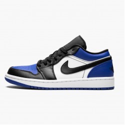 Nike Air Jordan 1 Low "Royal Toe" Dame/Herre CQ9446 400 Sport Royal/Sort-Hvid 