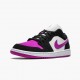 Nike Air Jordan 1 Retro Low Black Cactus Flower Dame/Herre DC0774 005 Sort/Hvid-Starfish