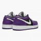 Nike Air Jordan 1 Retro Low Court Purple Dame/Herre 553558 501 Court Lilla/Hvid-Sort