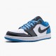 Nike Air Jordan 1 Retro Low Laser BlueDame/Herre CK3022 004 Sort/Sort-Laser Blå-Hvid