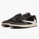 Nike Air Jordan 1 Retro Low OG SP Travis Scott Dame/Herre CQ4277 001 Sort/Sail-Dark Mocha/Universi