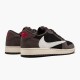 Nike Air Jordan 1 Retro Low OG SP Travis Scott Dame/Herre CQ4277 001 Sort/Sail-Dark Mocha/Universi