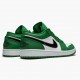 Nike Air Jordan 1 Retro Low Pine Green Dame/Herre 553558 301 Pine Grøn/Sort-Hvid