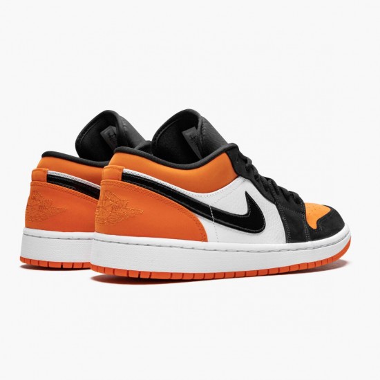 Nike Air Jordan 1 Retro Low Shattered Backboard Dame/Herre 553558 128 Sort/Hvid-Starfish