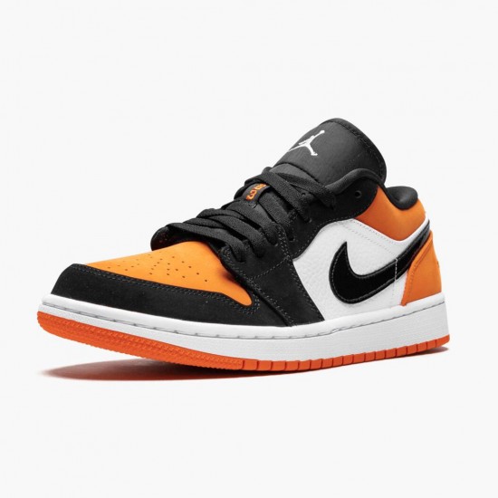 Nike Air Jordan 1 Retro Low Shattered Backboard Dame/Herre 553558 128 Sort/Hvid-Starfish