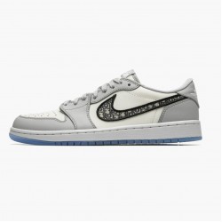 Nike Air Jordan 1 Retro Low Dame/Herre CN8608 002 Wolf Grå/Sail/Photoson Dust-W 