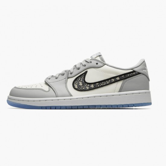 Nike Air Jordan 1 Retro Low Dame/Herre CN8608 002 Wolf Grå/Sail/Photoson Dust-W