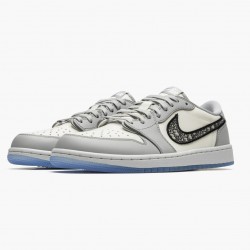 Nike Air Jordan 1 Retro Low Dame/Herre CN8608 002 Wolf Grå/Sail/Photoson Dust-W 