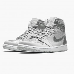 Nike Air Jordan 1 High OG CO.JP "Neutral Grey" Neutral Grå/Hvid-Metallic Si DC1788 029 Dame/Herre 