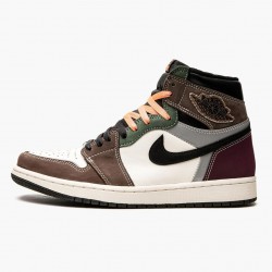 Nike Air Jordan 1 High OG "Hand Crafted" DH3097 001 Dame/Herre Brown