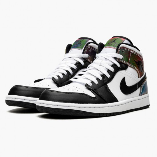 Nike Air Jordan 1 Mid Heat Reactive DM7802 100 Dame/Herre