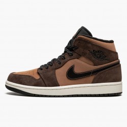 Nike Air Jordan 1 Mid SE "Dark Chocolate" DC7294 200 Dame/Herre