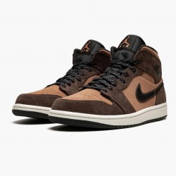 Nike Air Jordan 1 Mid SE "Dark Chocolate" DC7294 200 Dame/Herre