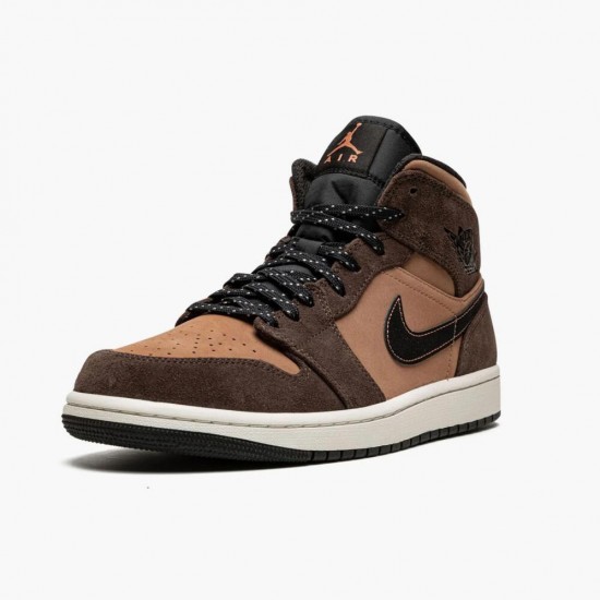 Nike Air Jordan 1 Mid SE Dark Chocolate DC7294 200 Dame/Herre